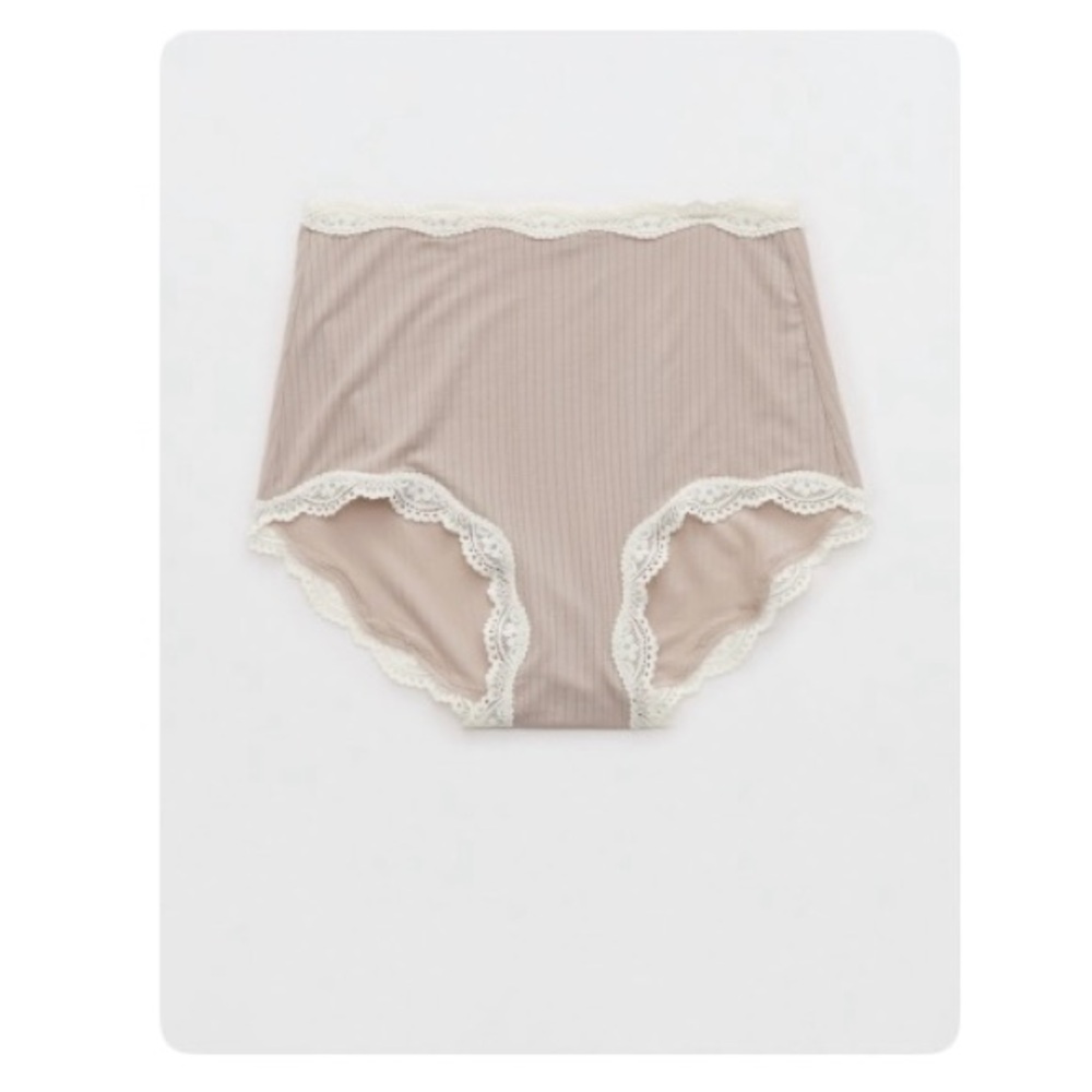 NWT Aerie Superchill Modal Lace High Waist Boybrief Panty